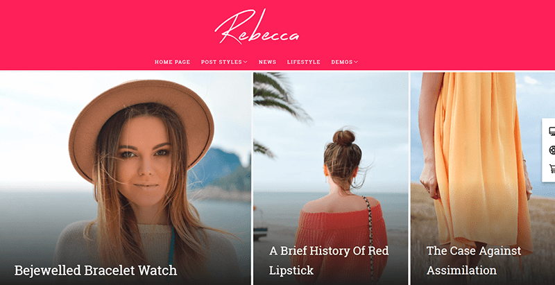 Gutenberg wordpress theme for personal beauty blog gutenmag