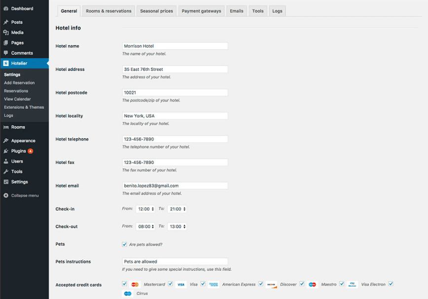 Hotello hotel booking wordpress theme 5