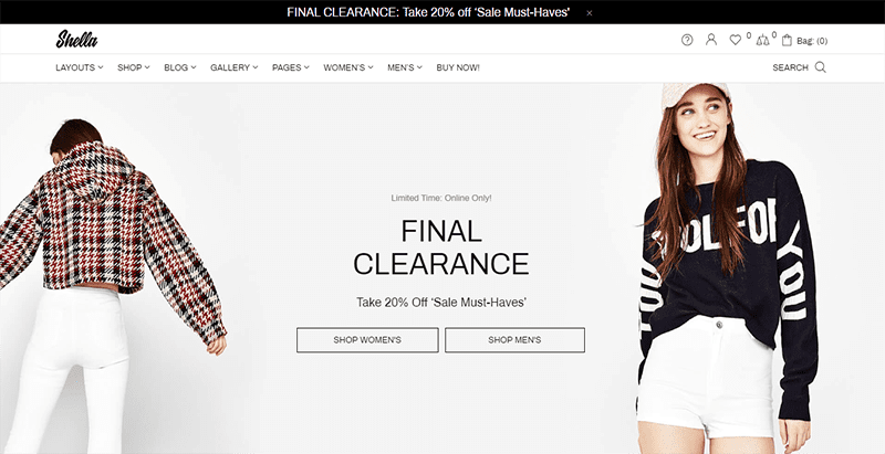 Shella thème wordpress premium creer boutique en ligne Shella thème wordpress premium creer boutique en ligne