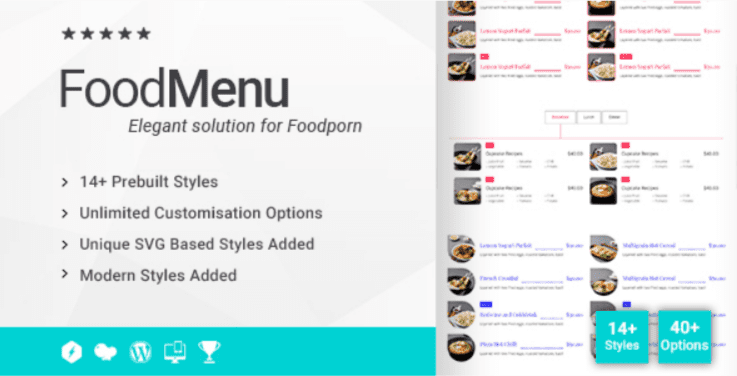 Ultimate food menu addon for wpbakery page builder formerly visual composer Ultimate food menu addon for wpbakery page builder formerly visual composer