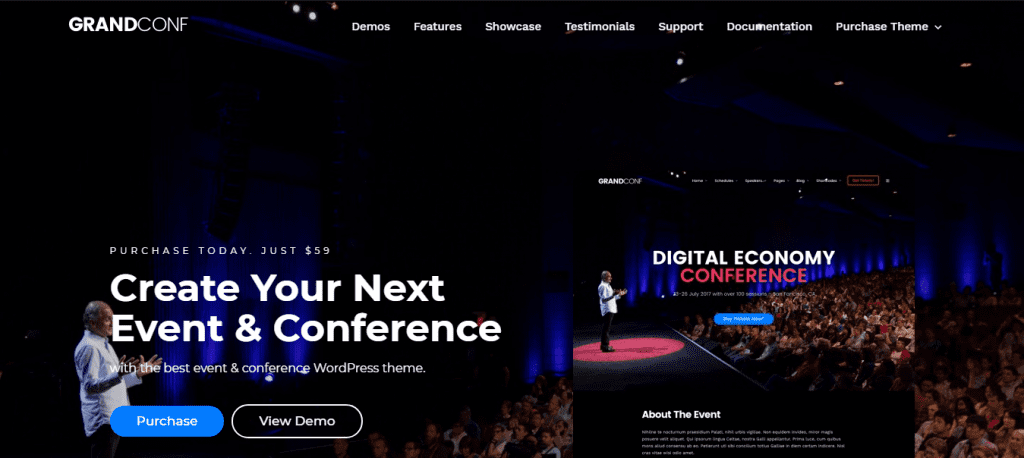 Grand Conference-themes-wordpress-creer-site-web-evenements-conferences-seminaires » BlogPasCher