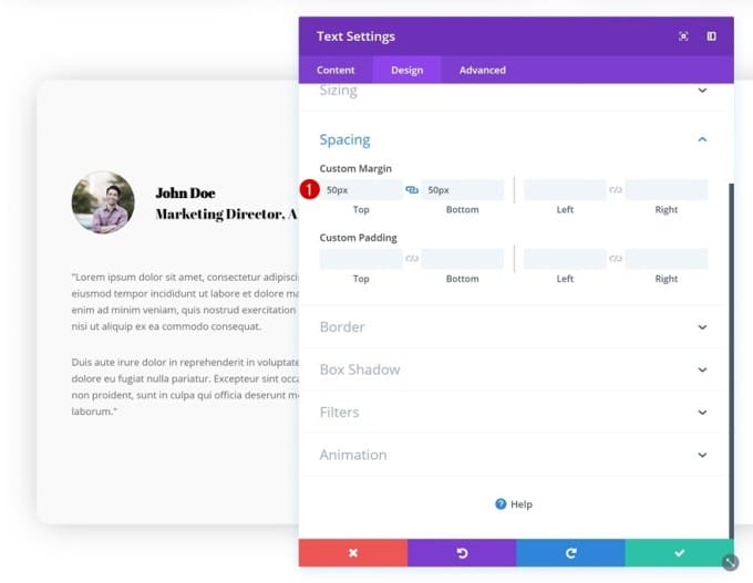 Configuration de lespacement module temoignage exemple 3 configuration de lespacement module temoignage exemple 3.jpg