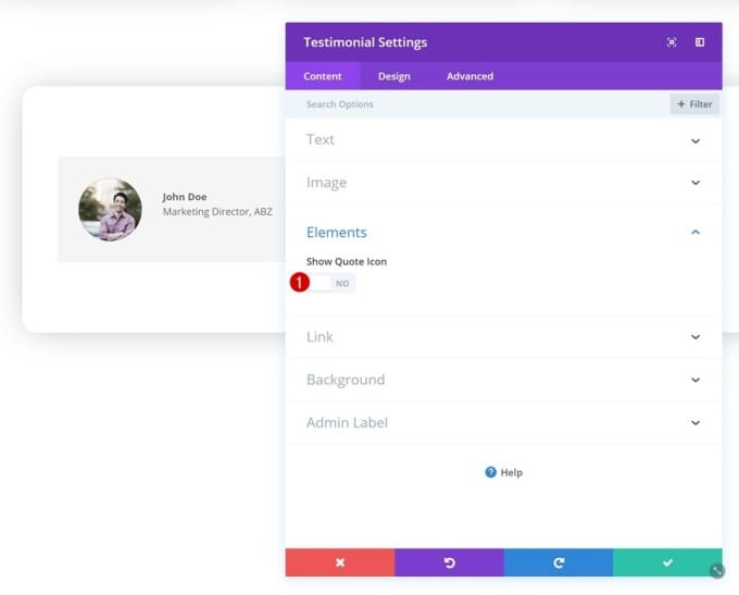 Deactiver licone temoignage divi exemple 3 deactiver l'icone temoignage divi exemple 3.jpg