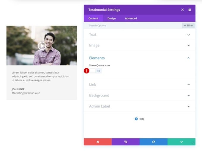Désactiver licone sur le temoignage divi désactiver licone sur le temoignage divi.jpg