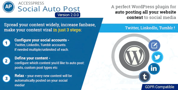 AccessPress Social Auto Post plugin wordpress