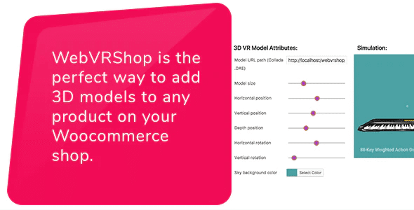 Add 3d models to any woocommerce shop web virtual reality plugin wordpress Add 3d models to any woocommerce shop web virtual reality plugin wordpress