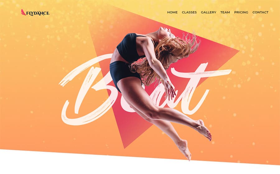 Flydance - Thème WordPress Elementor pour Cours de danse