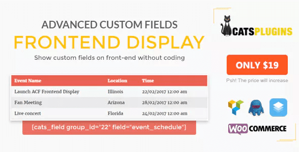 Acf frontend display plugin wordpess