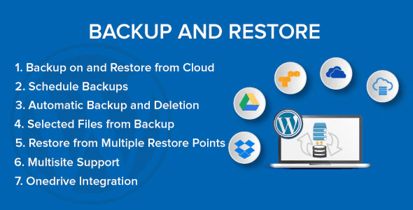 Backup And Restore plugin wordpress Backup And Restore plugin wordpress