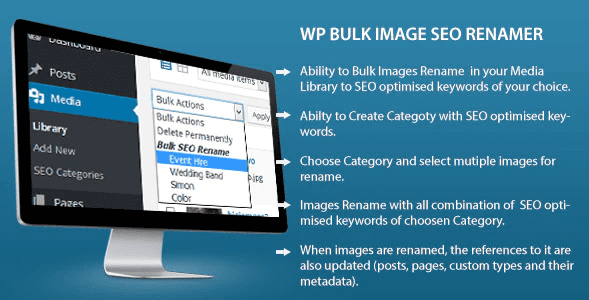 Bulk image seo renamer plugin wordpress Bulk image seo renamer - meilleurs plugins WordPress qui vous aideront à optimiser le SEO