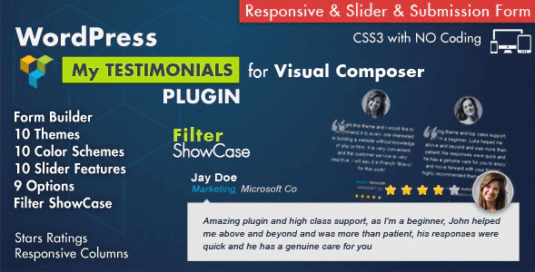 Testimonials showcase for visual composer plugin wordpress Testimonials showcase for visual composer plugin wordpress