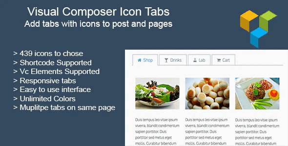 Visual composer icon tabs plugin wordpress
