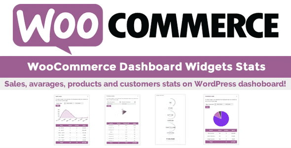 Woocommerce dashboard widgets stats plugin wordpress 1