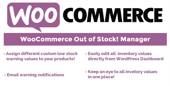 Woocommerce out of stock manager plugin wordpress