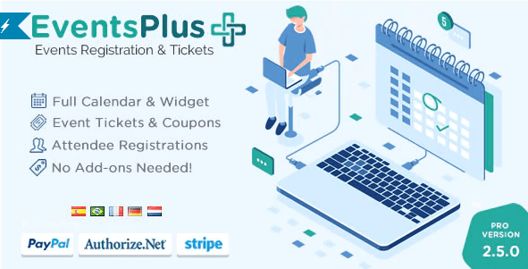 Wordpress events calendar registration tickets plugin wordpress plugins WordPress pour créer des événements et Calendriers - Eventplus
