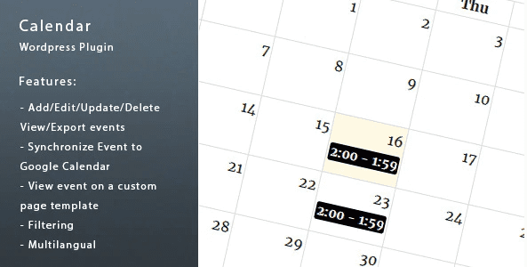 Wordpress calendar plugin wordpress Wordpress calendar plugin wordpress