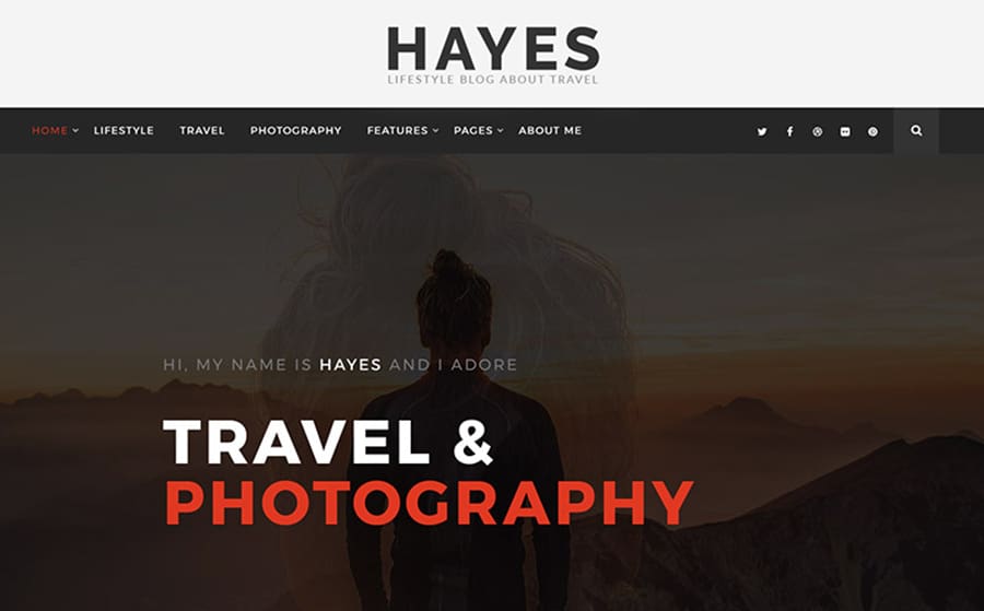 65620 big Hayes - Thème WordPress remarquable pour blog de voyages