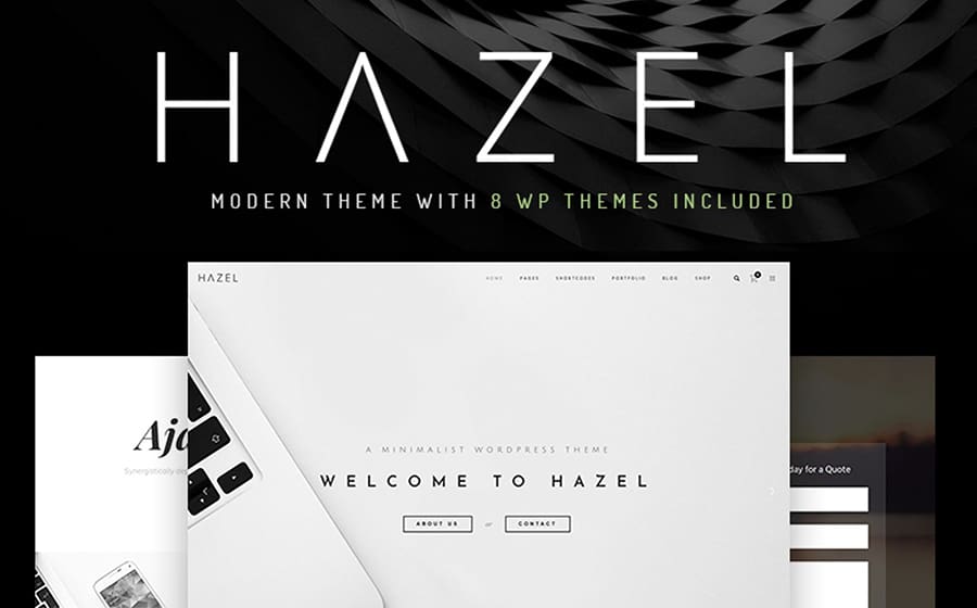 67167 big Hazel - Thème WordPress polyvalent et minimaliste