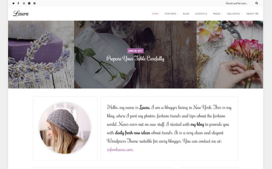 67237 big Laura - A Feminine Blog WordPress Theme