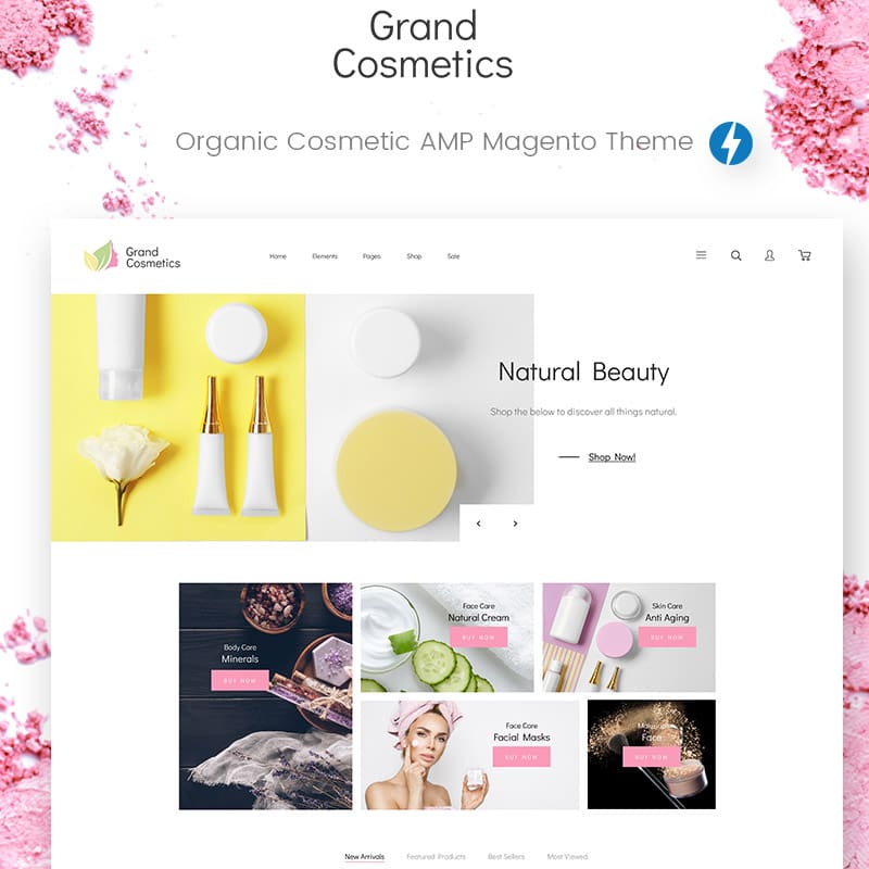 GrandCosmetics – Thème Magento pour Magasin de cosmétiques