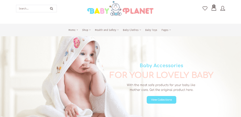 Baby planet thème wordpress creer site web ecommerce