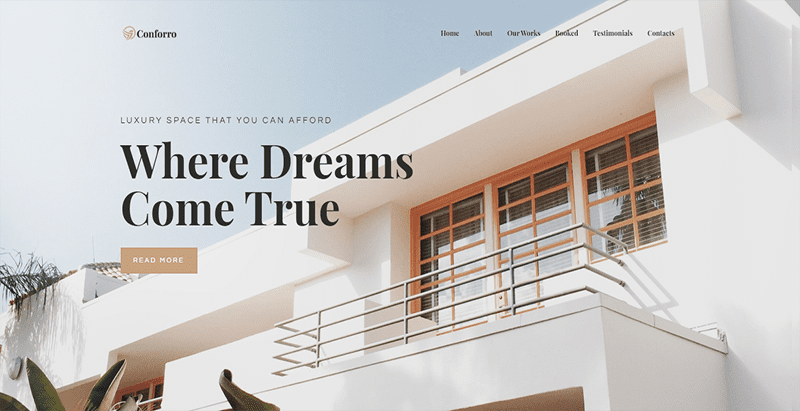 Conforro theme wordpress создать сайт агентства недвижимости Conforro theme wordpress создать сайт агентства недвижимости