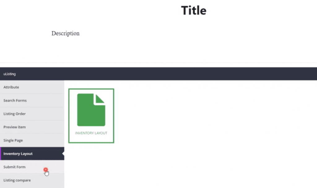 Inventory layout ulisting plugin wordpress