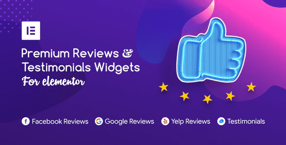Premium reviews testimonials widgets for elementor plugin wordpress
