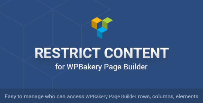 Restrict content for wpbakery page builder by ninjateam codecanyon