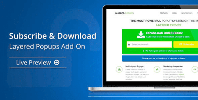 Subscribe download layered popups add on plugin wordpress Subscribe download layered popups add on plugin wordpress
