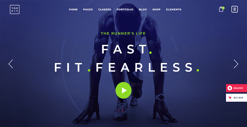 Topfit theme wordpress creer site web club fitness 1 Topfit meilleurs thèmes WordPress de fitness