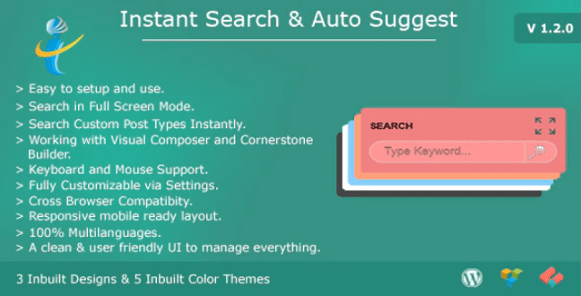 Wp instant search auto suggest plugin wordpress Wp instant search auto suggest plugin wordpress