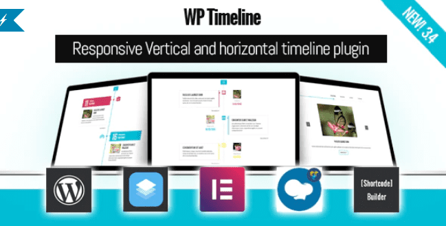 Wp timeline – vertical and horizontal timeline plugin wordpress plugins WordPress de Timeline - Wp timeline