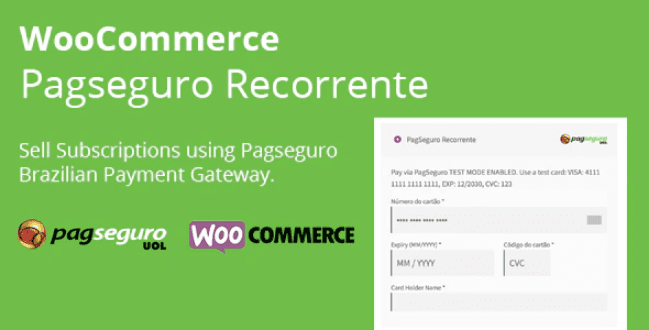 Woocommerce pagseguro recorrente by feliperinaldi codecanyon Woocommerce pagseguro recorrente by feliperinaldi codecanyon