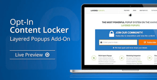 Opt in content locker layered popups add on plugin wordpress Opt in content locker layered popups add on plugin wordpress