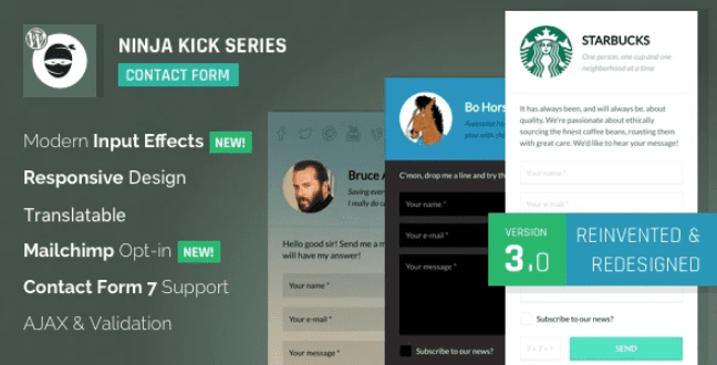 Wordpress contact form plugin — ninja kick plugin wordpress meilleurs plugins WordPress - ninja kick plugin wordpress pour créer des formulaires