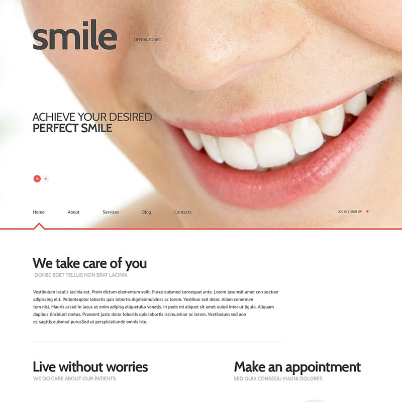 Dentistry Responsive WordPress Theme