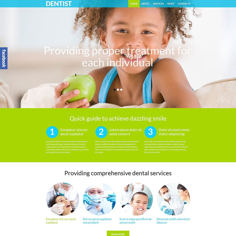 Dental Clinic WordPress Theme