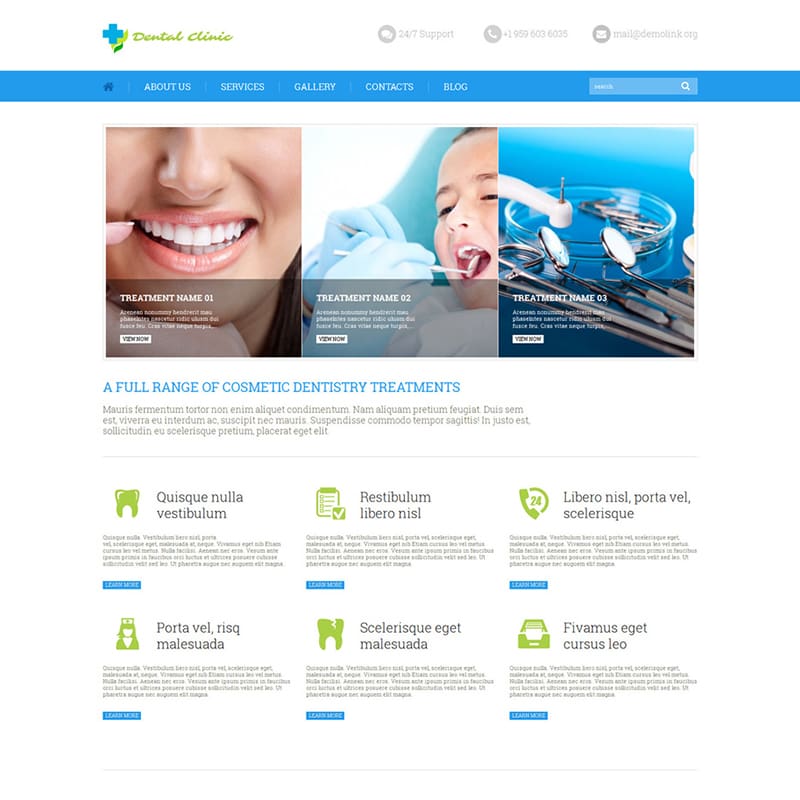 Dental Clinic WordPress Theme 
