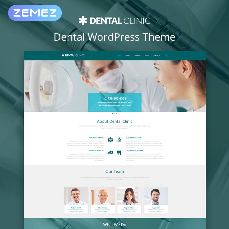 Dental - Medical Multipurpose Modern Elementor WordPress Theme 