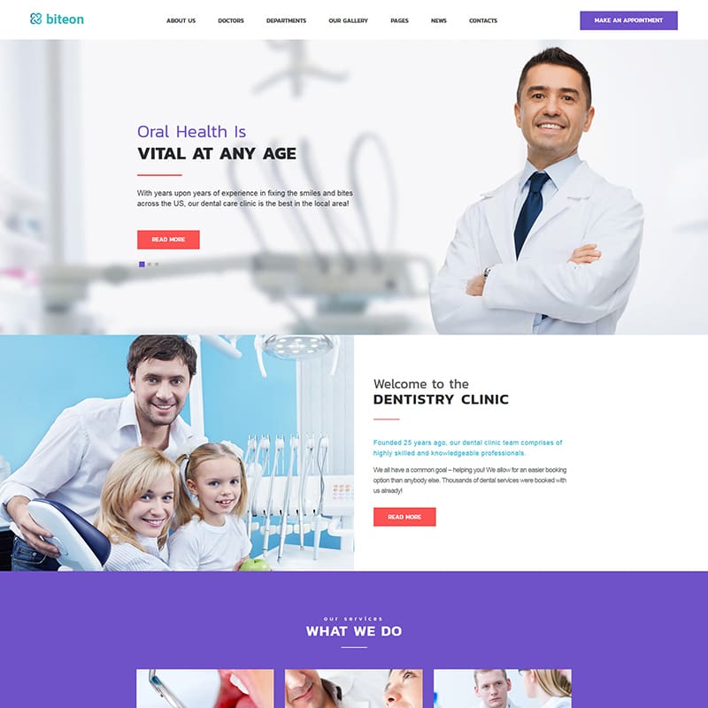 Orthodontist WordPress Theme 