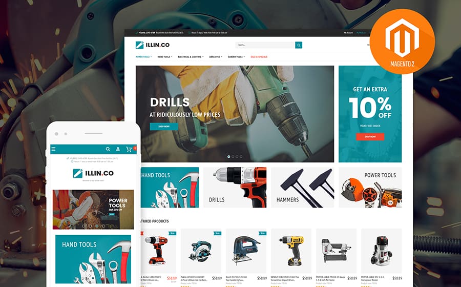 63976 big Illin.co - thème Magento pour magasin d'outils et d'équipement