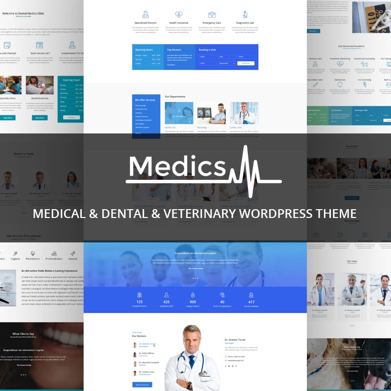 Medics - Medical & Dental & Veterinary WordPress Theme