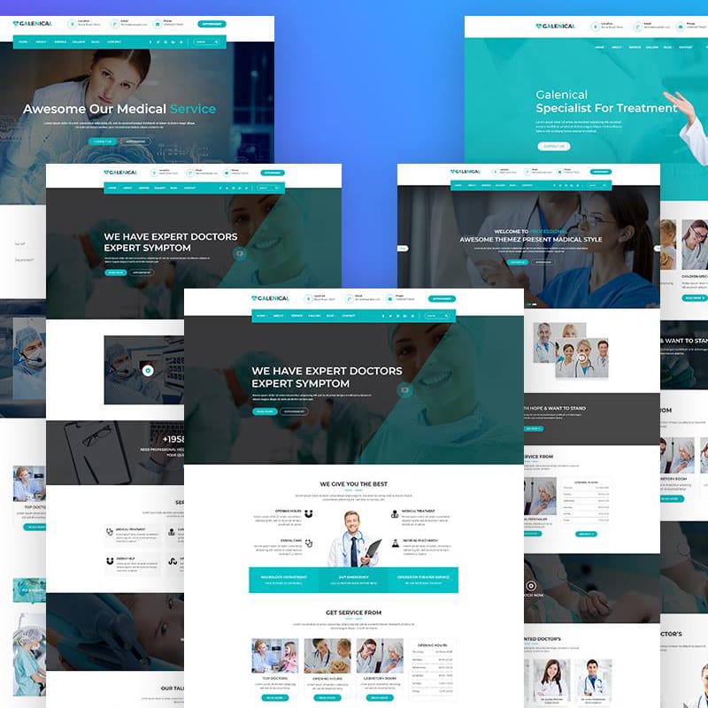 Galenical - Medical & Health Service WordPress Theme