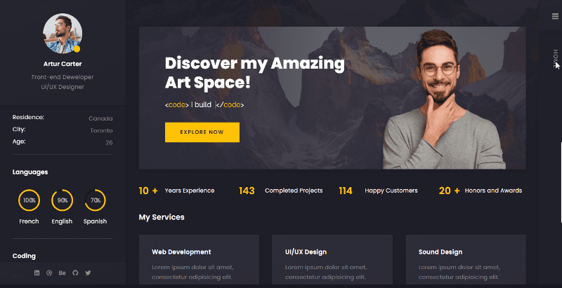 Arter-themes-wordpress-créer-site-web-cv » BlogPasCher ryancv - meilleurs thèmes WordPress créer un site web CV