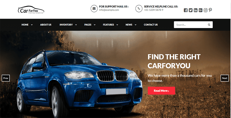 Carforyou theme wordpress creer site internet concssionnaire auto Carforyou theme wordpress creer site internet concssionnaire auto