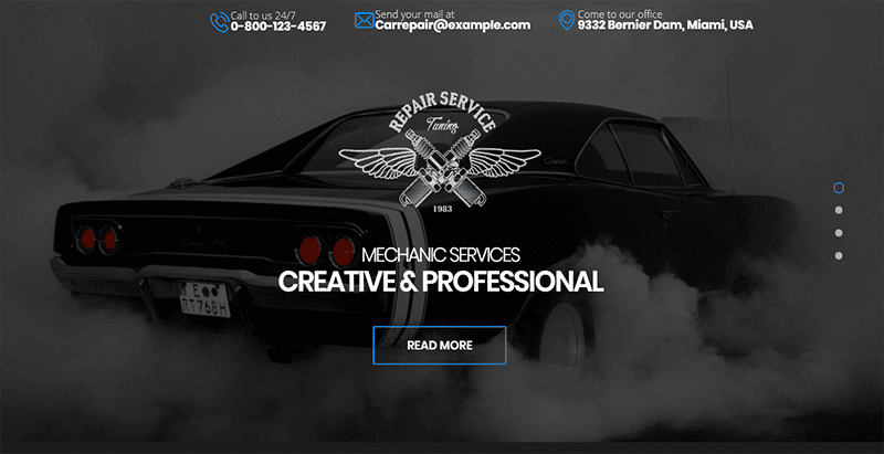 Carrepair theme wordpress creer site internet concssionnaire auto Carrepair theme wordpress creer site internet concssionnaire auto