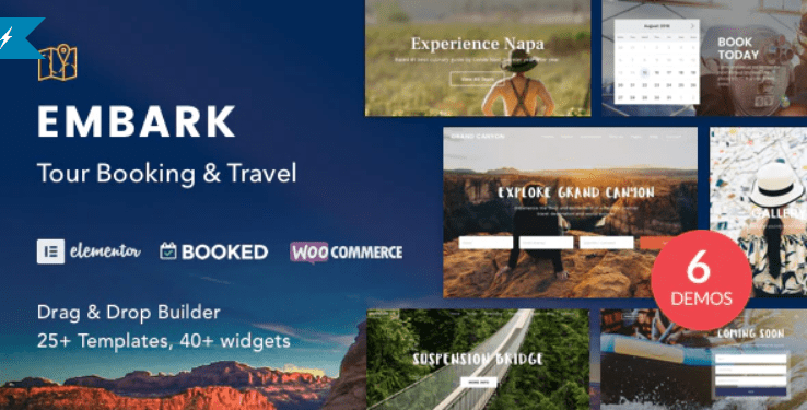 Embark themes wordpress creer site web voyages agence tour operateur Embark themes wordpress creer site web voyages agence tour operateur
