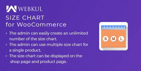 Product size chart plugin for woocommerce plugin wordpress