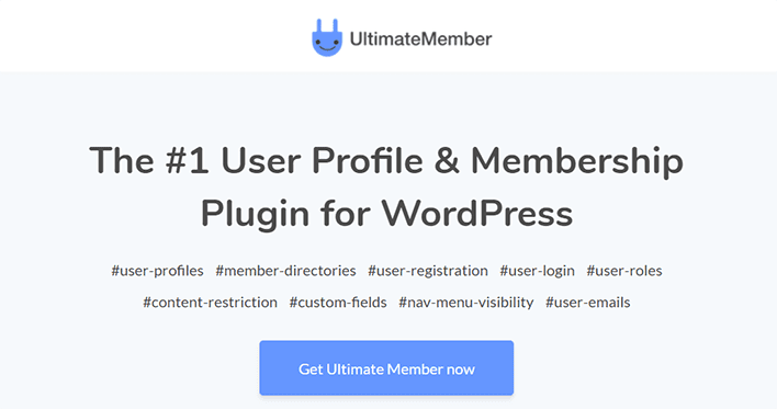 Ultimate Member plugin WordPress protection contenu